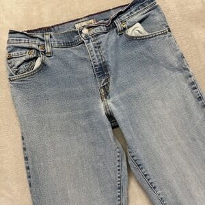 Vintage Levi's 514 Jeans Womens 12 Mid Rise Relaxed Bootcut Light Wash Denim Y2K